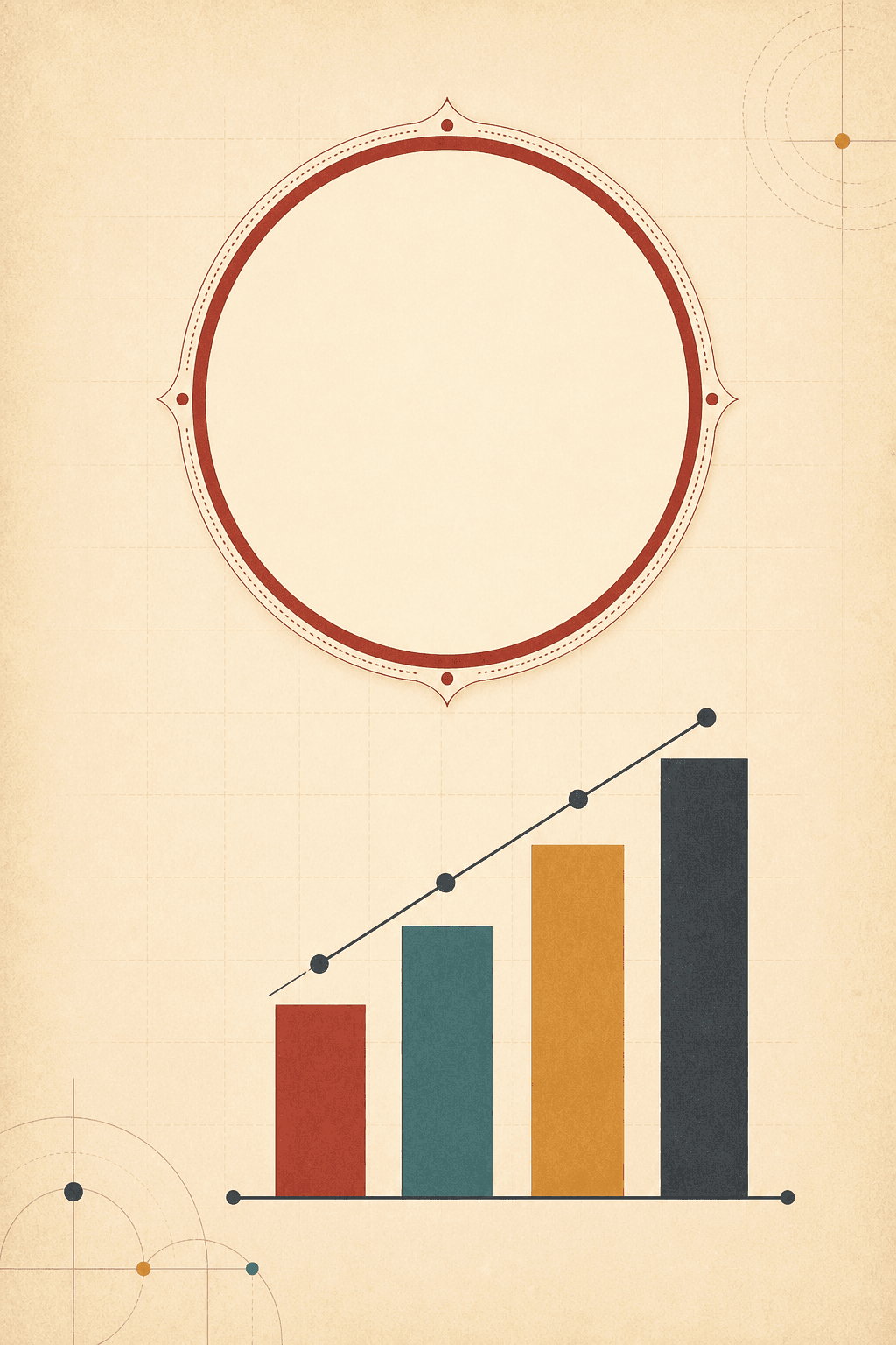 Tamil letter ழ beside an ascending statistical bar chart